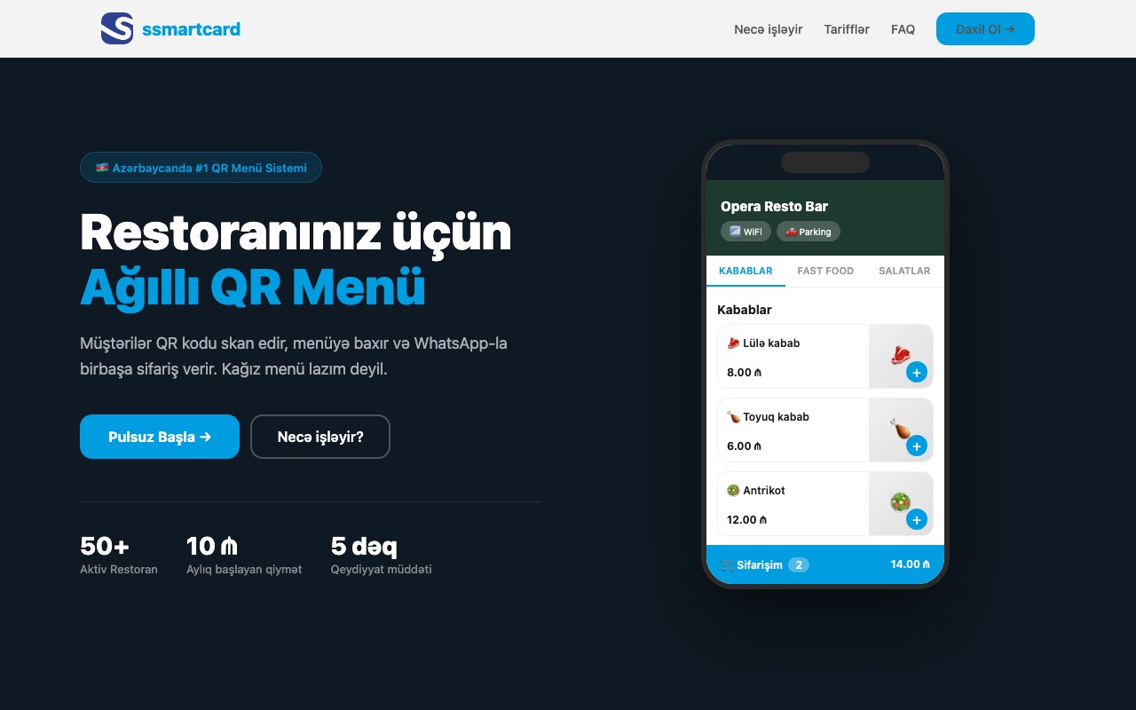 Telefon Kartı və SİM Kart Mağazaları üçün İdarəetmə - Ekran 1